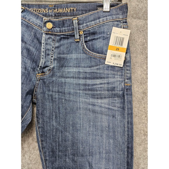 Citizens of Humanity Drama Jeans Womens Size 29 Denim Blue Button Fly NWT - Picture 6 of 11